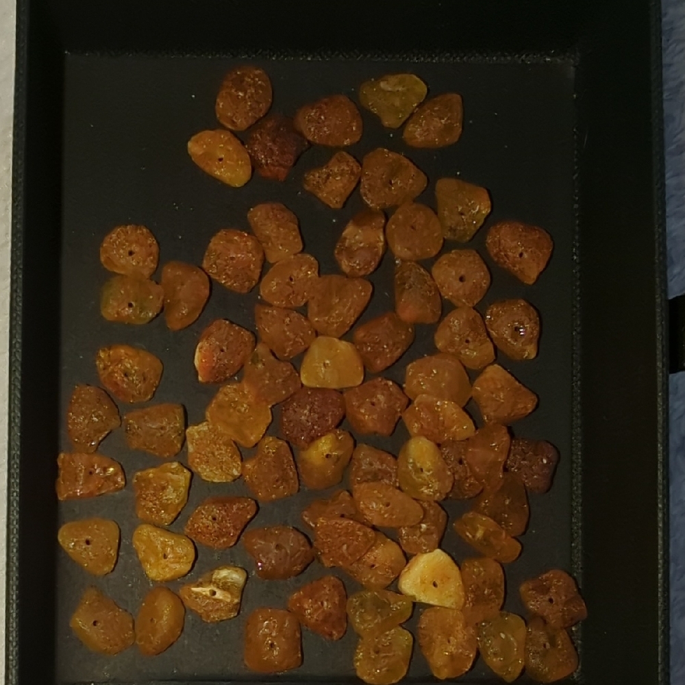 Raw Amber Stones